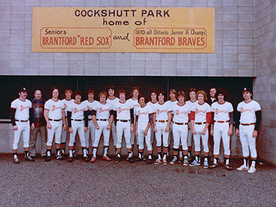 1975 Brantford CKPC Braves Jr. Inter-County Champions 