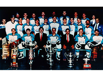 1985 Mott's Clamatos Sr. A Allan Cup Champions - Team Honouree