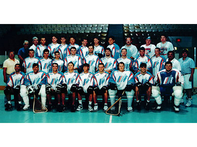1995 Six Nations Chiefs Mann Cup Canadian Champions